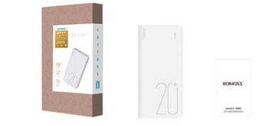 ROMOSS 20000 mAsense6 two-way fast charge PD charging treasure large capacity mobile power