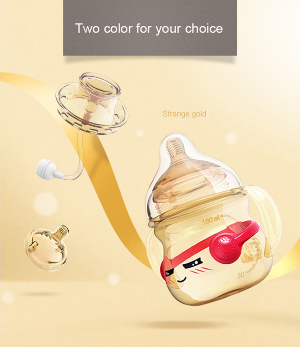 Baby Product Antibacterial BPA Free PP Adult anti Baby Feeding Bottle wholesale baby bottles with Thermometer