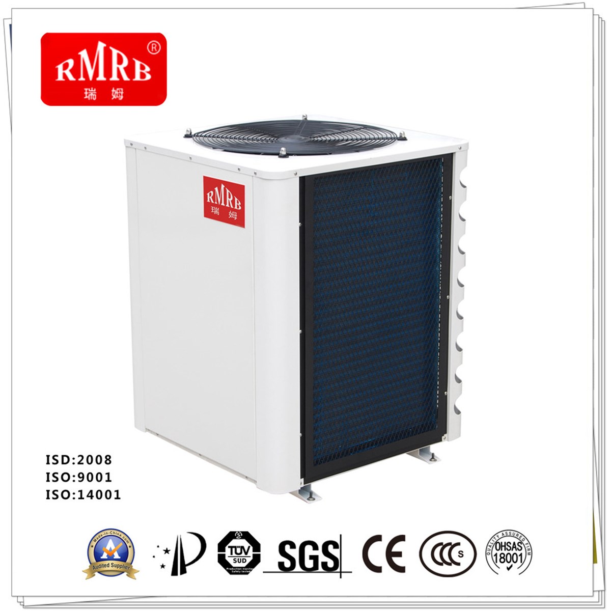 House Use Split Type Air Source Heat Pump Water Heater High Efficiency Heating Supply