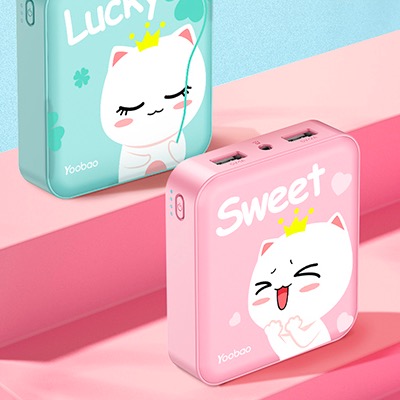 Yoobao Yu Bo charging treasure ultrathin small portable 10000 mAh mini female cute authentic aircraft can be on