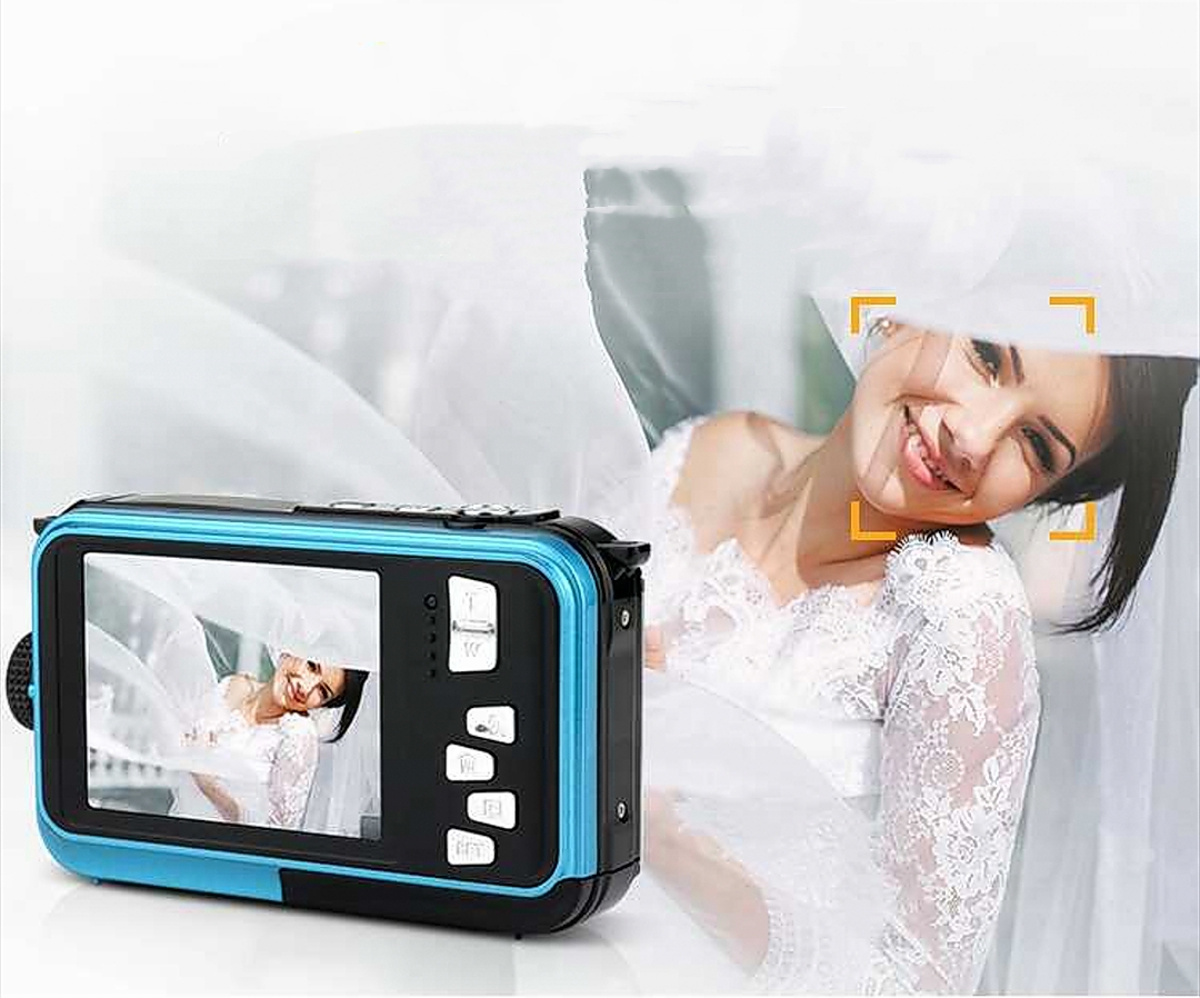 24 Mega Pixel Double Screen Waterproof SelfTimer Digital Camera HD