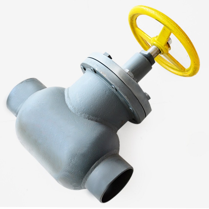 Ammonia refrigeration shutoff stop valve cold storage shutoff valve
