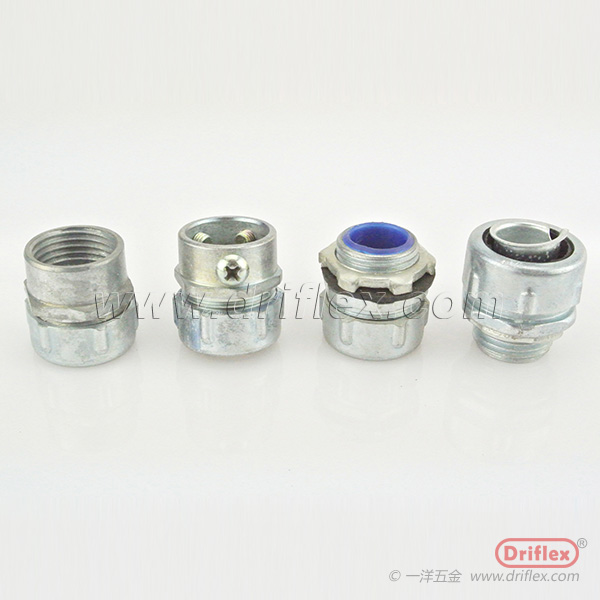 Driflex zinc die casting liquid tight flex conduit connector