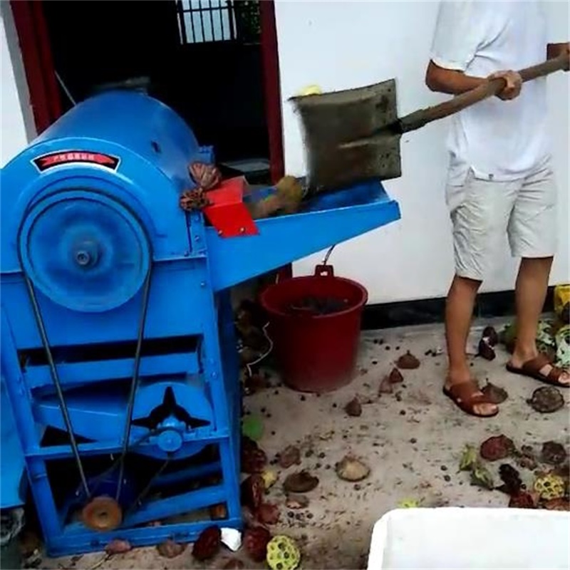 Lotus seedpod thresher Separation machine for lotus seed and lotus pod