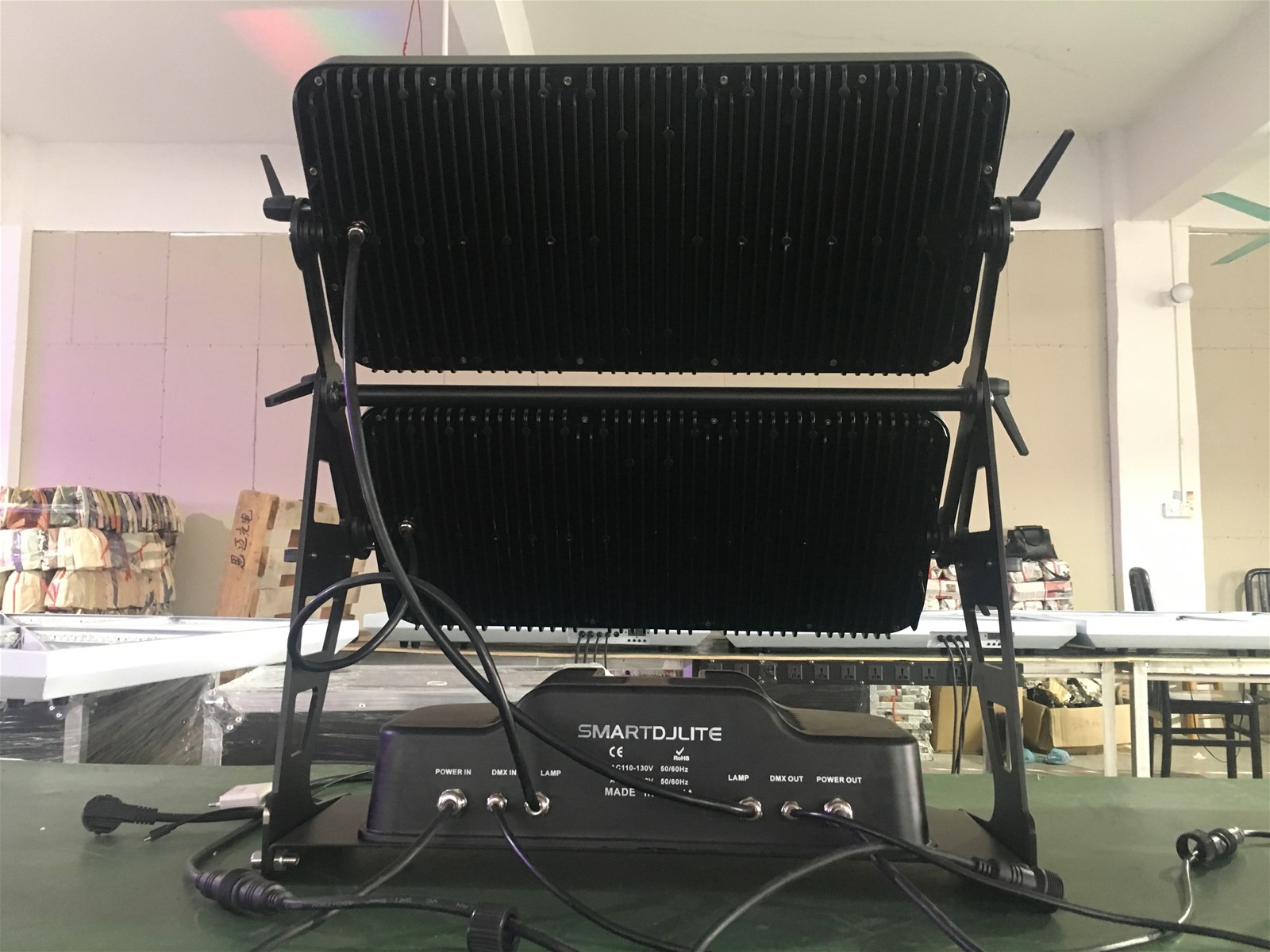 led12012w city outside waterproof stage light colorful leds change building color