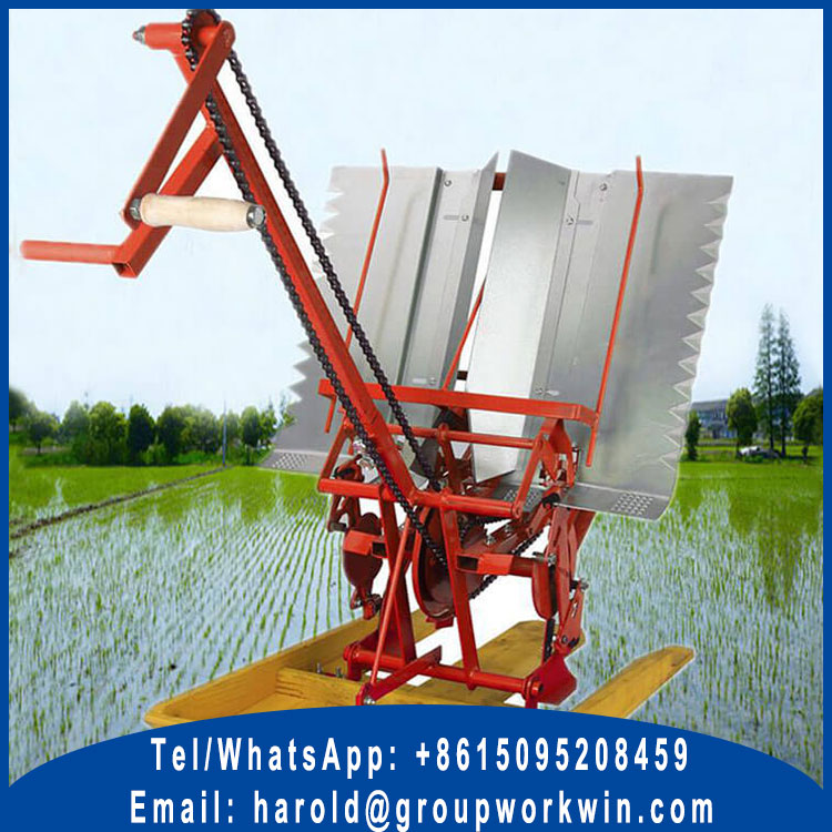 Automatic manual portable rice planter