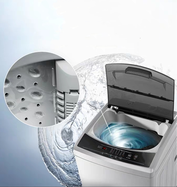 Fully automatic washing machine mini wave wheel small mute household