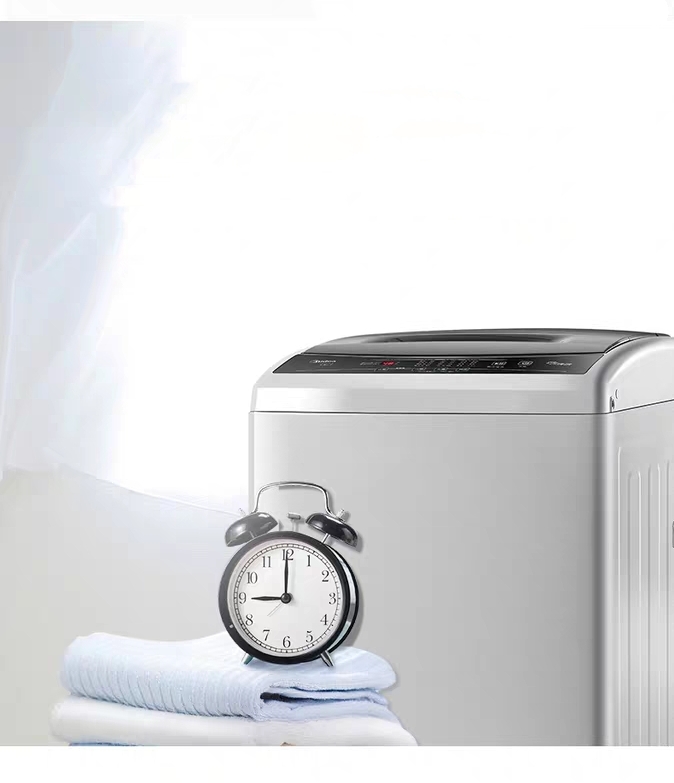 Fully automatic washing machine mini wave wheel small mute household