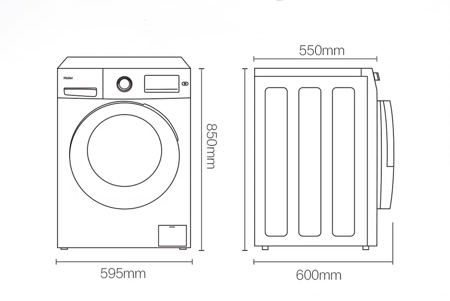 8 kg sterilization washing variable frequency drum washing machine