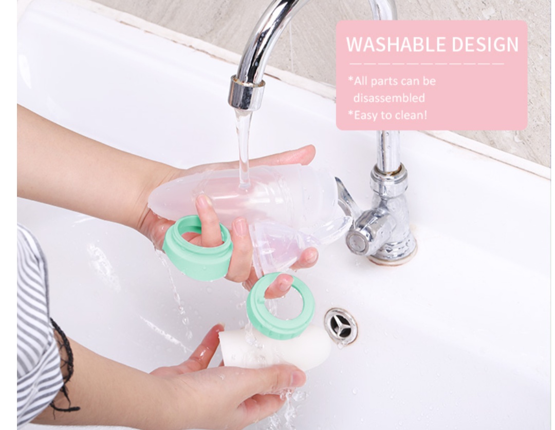 Baby bottle China Manufacturer Promotion Ecofriendly BPA Free Silicone Baby Feeding Bottle With Spoon