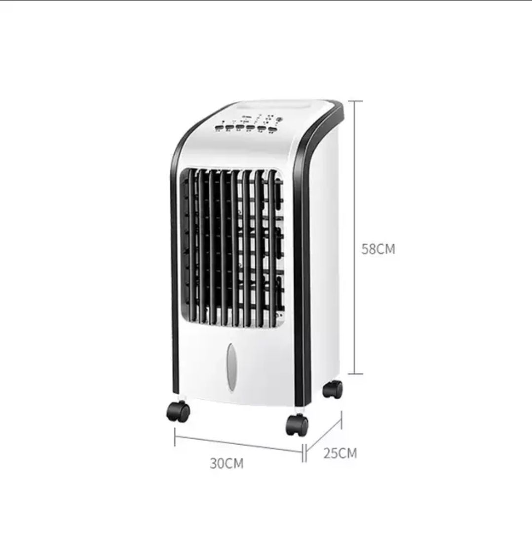 Energysaving silent air conditioning with portable air conditioning fan in summer