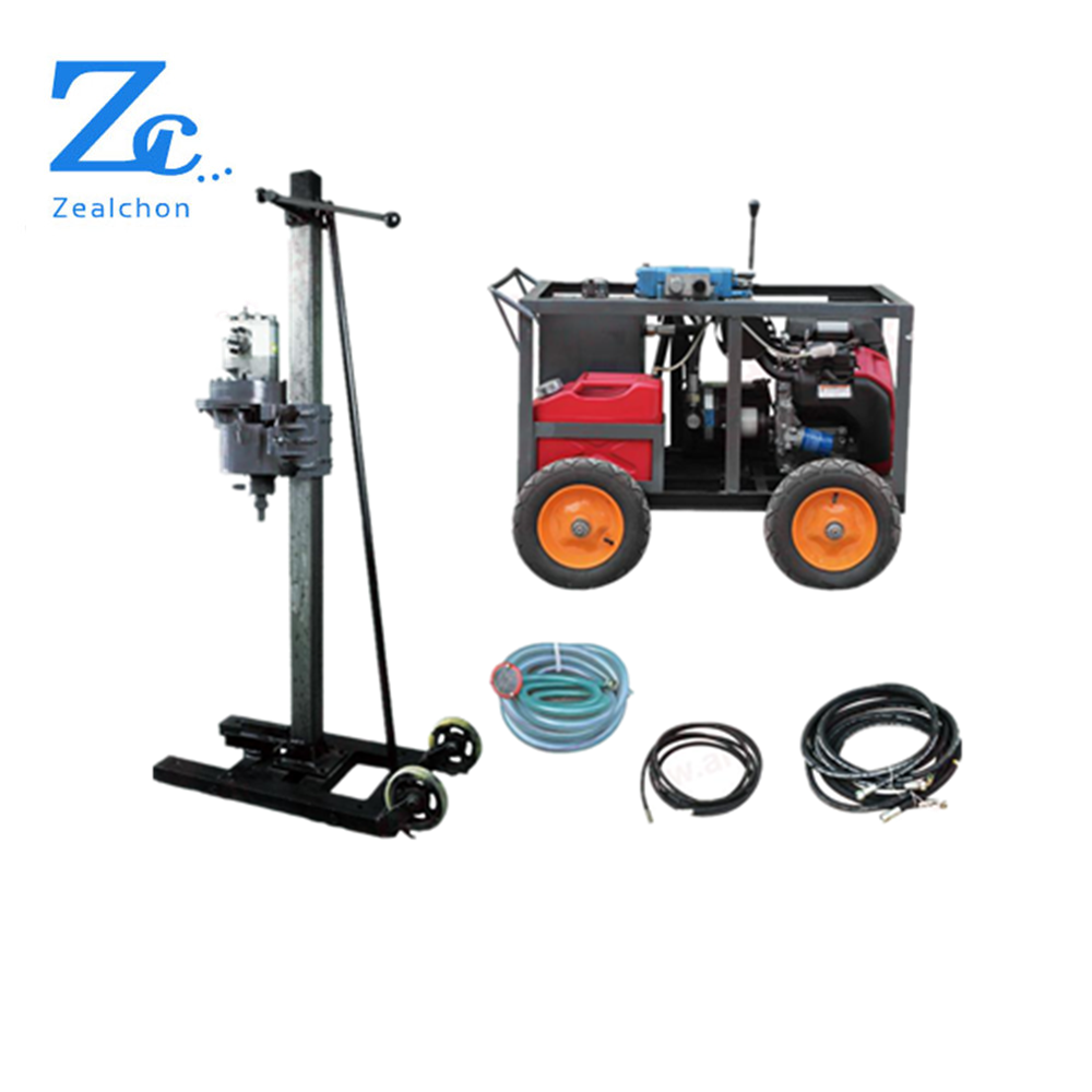 Portable Hydraulic Oil Field Track Core Drilling Rig
