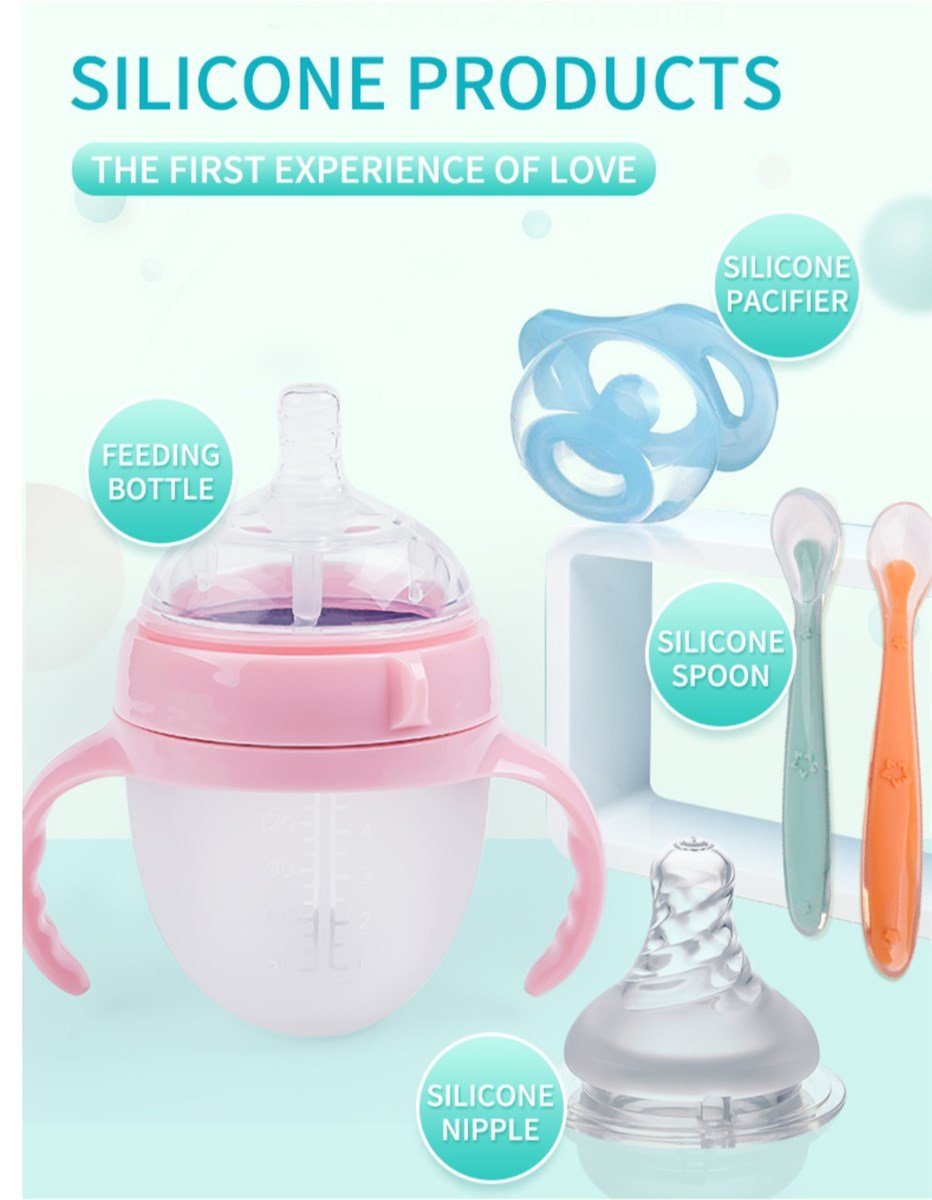 Wholesale professional comotomo silicone baby feeding bpa free bottle with many types