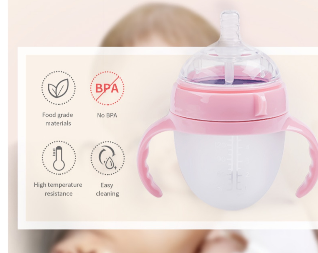Wholesale professional comotomo silicone baby feeding bpa free bottle with many types