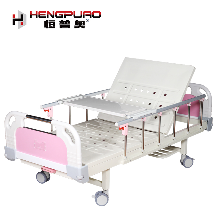 medicare hospital equipment medical furniture manual single crank patient bed for elderly