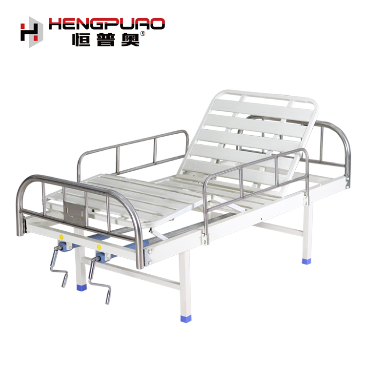 manufacturer patient nursing manual crank cheap adjustable bed with factory price