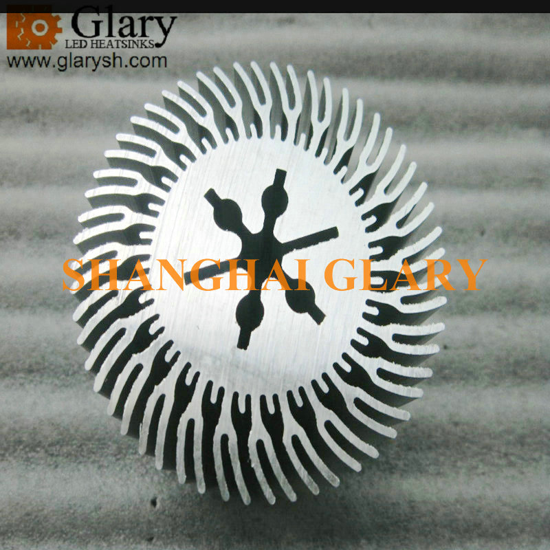 GLRHS073 75mm round aluminum LED heatsink