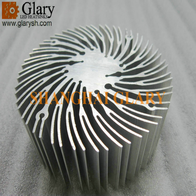 GLRHS1472 90mm round aluminum LED heatsink
