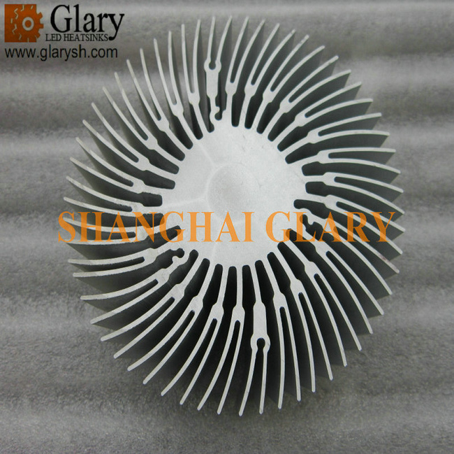 GLRHS1757 100mm round aluminum LED heatsink