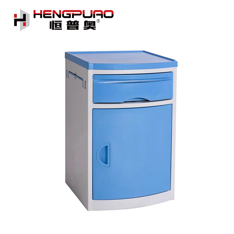 medical furniture quality movable plastic hospital ABS cabinet for sale