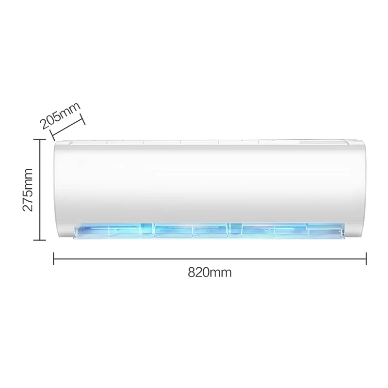 Large 15 piece wall mounted air conditioner with variable frequency