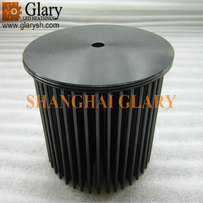 GLRPF110084 110mm aluminum round forged LED heatsink