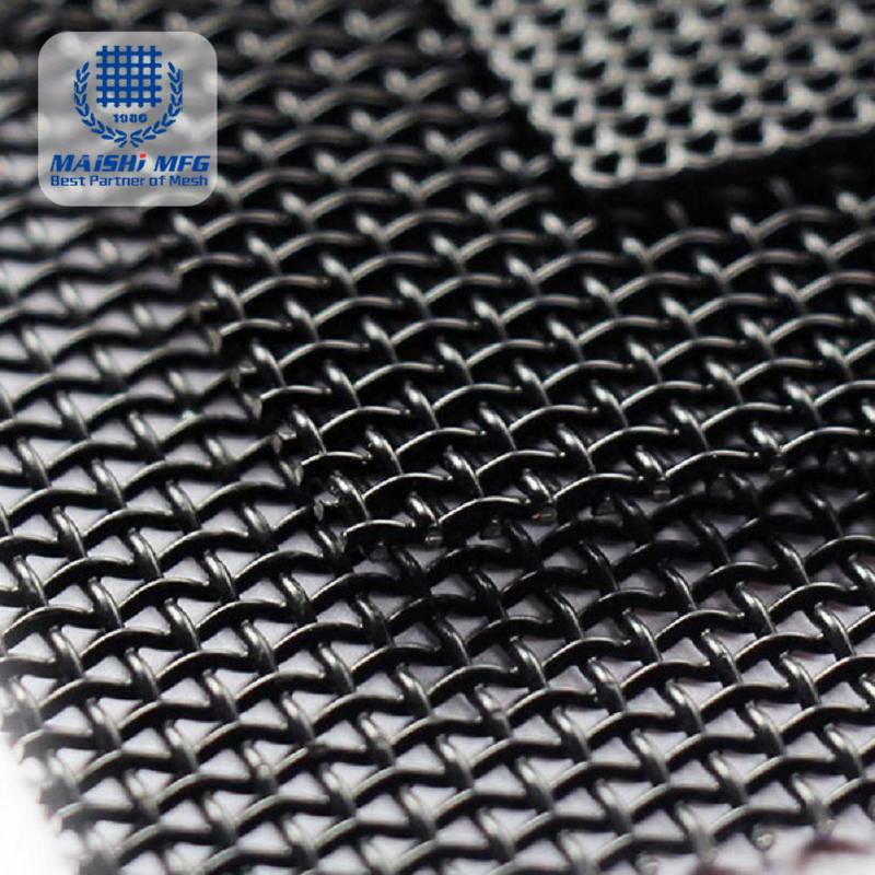 Highstrength pure black Security screen mesh