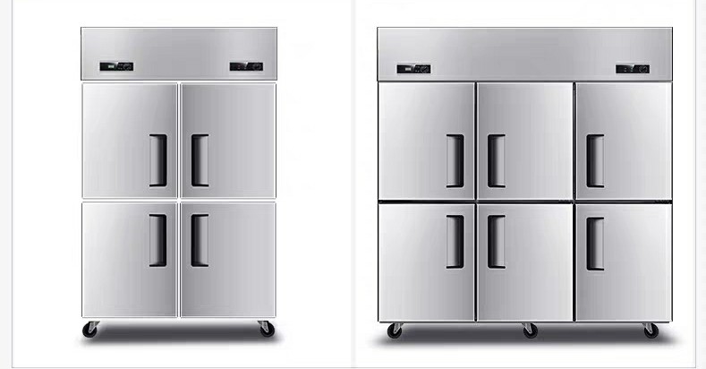Fourdoor Refrigerator Commercial Refrigeration Operating Table Ice Counter Workbench Preservation Cabinet Kitchen