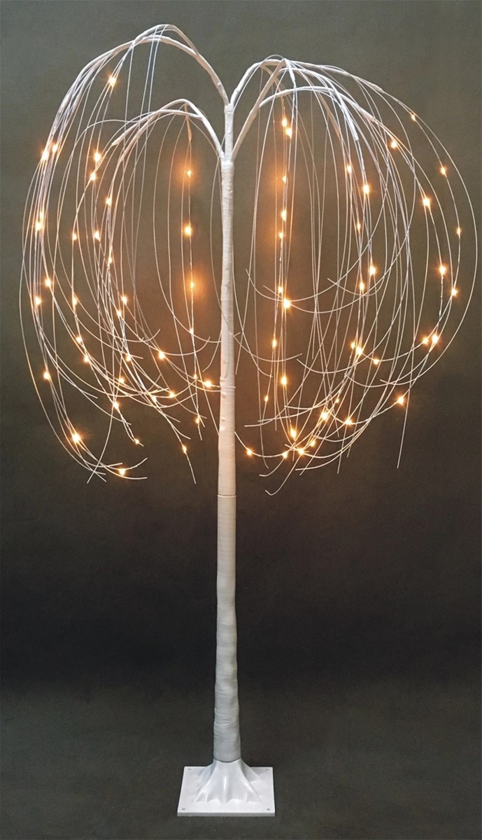 Copper Wire Weeping Willow Decorative Trees with LED Lights