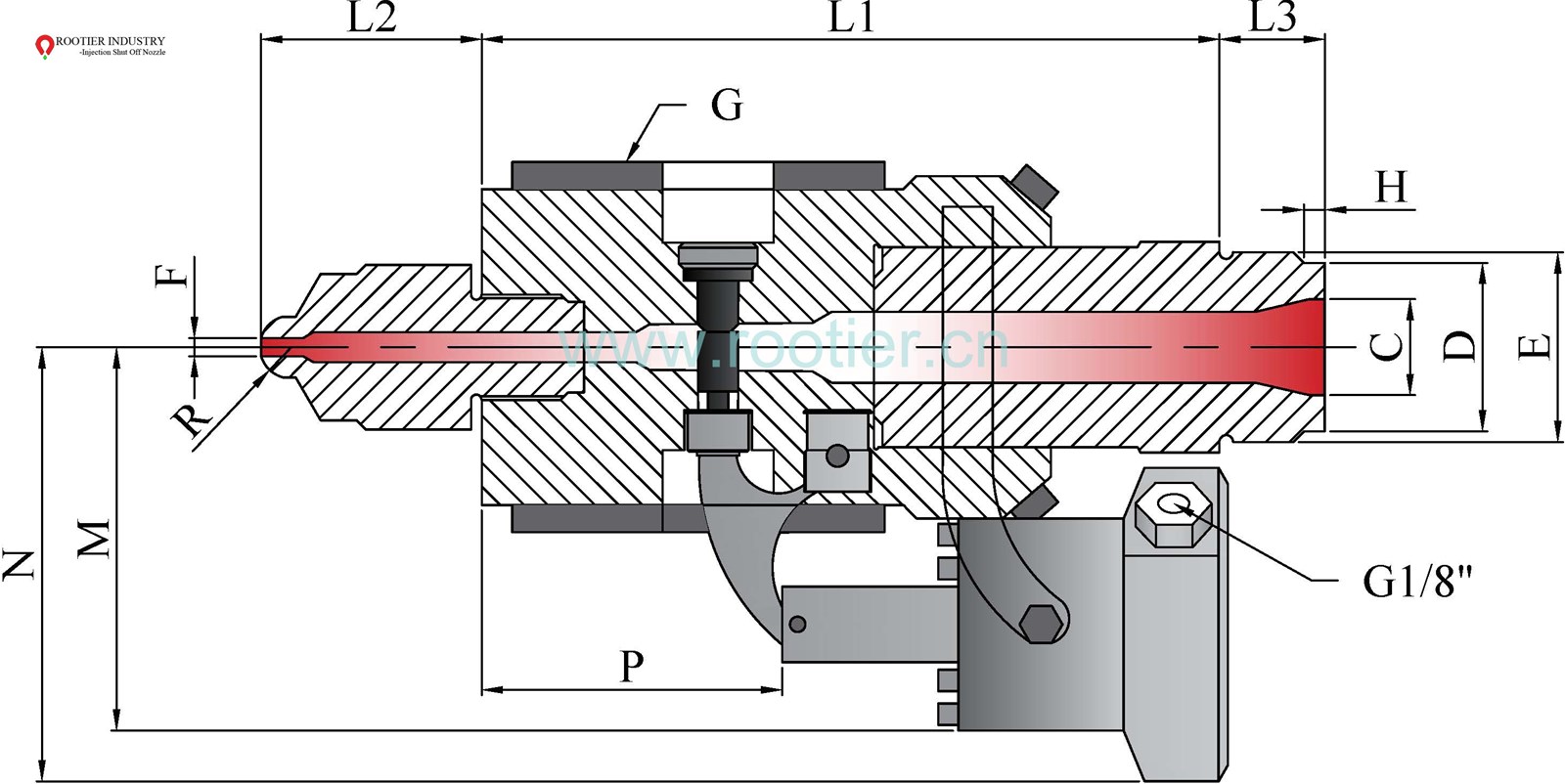 Piston Type Pneumatic Shut off Nozzle