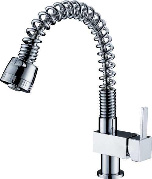 Pull Out Deck Faucet for Water Counter Basin