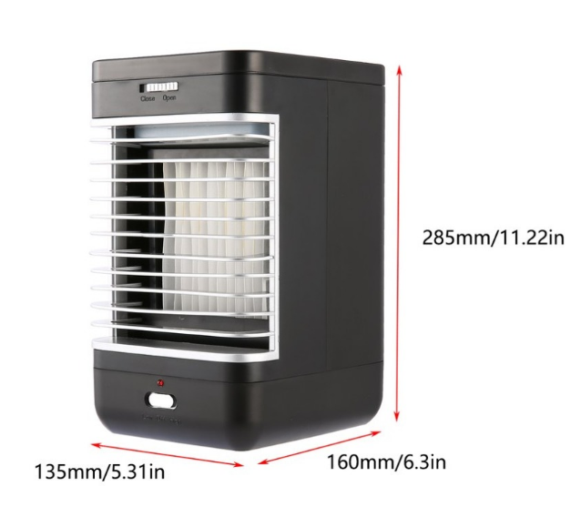 ZHILI 2018 Summer Evaporative Conditioner Air Cooler Fan Indoor Portable Cool Humidifier Battery Operated Cool