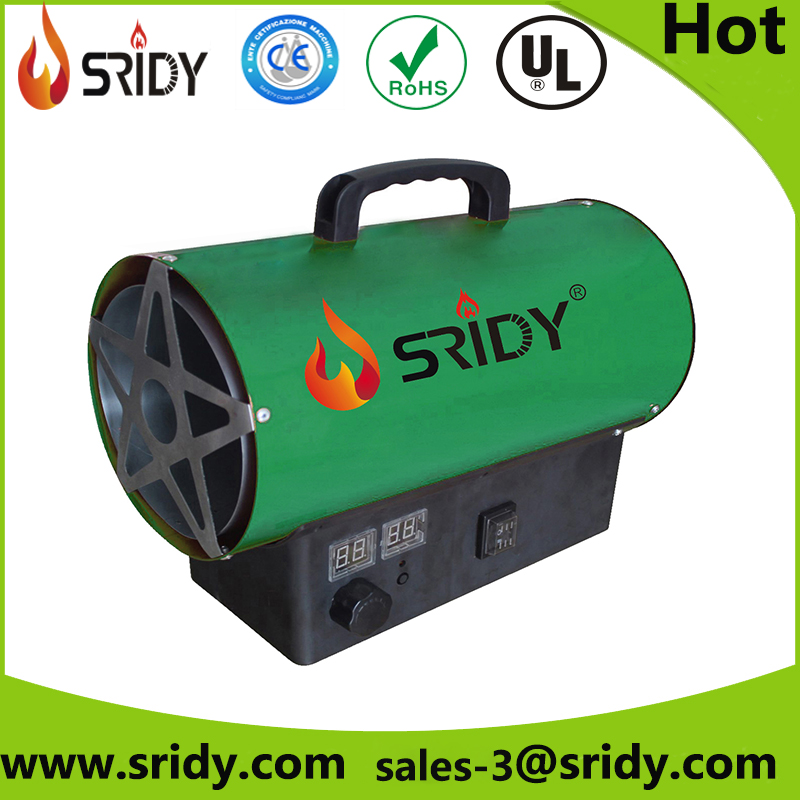 Industrial Fan Gas Heater Electric Workshop Space PropaneLPG Power Garage Heat