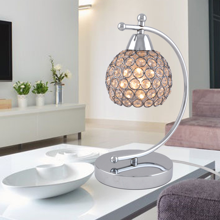Modern simple crystal creative bedroom or dining room or living room lamp romantic warmth can serve as a gift