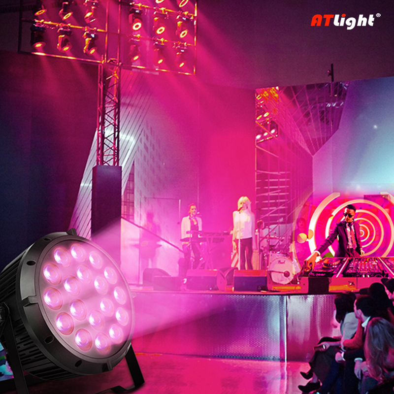 18 LED x 8W RGBW 4 in 1 LED flat par light ATP144M