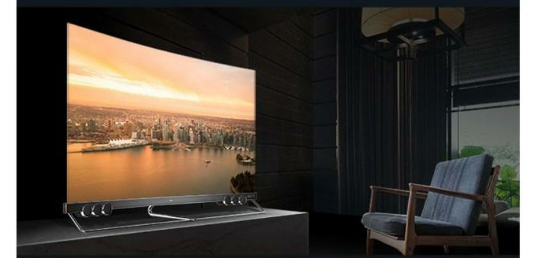 TCL 75inch protoquantum dot curved screen full ecological HDR intelligent ultra hd 4K curved TV