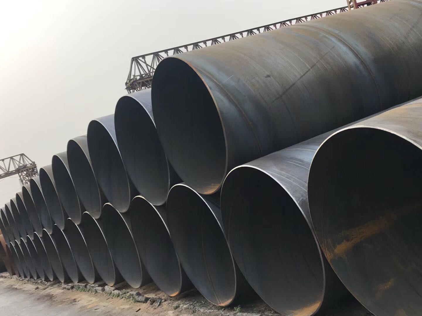 API 3PE spiral welded carbon steel pipe for water