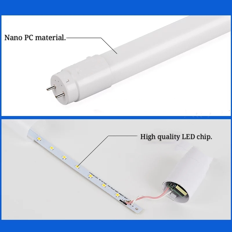 LED lamp T8 bracket full set of household 12m light tube strip energysaving daylight lamp