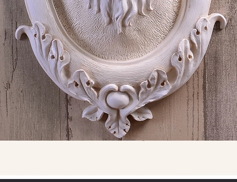 Personalized and creative deer head wall lamp decoration for north European TV headboard