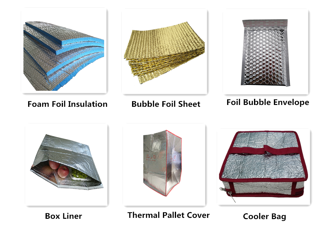 Insulated Packaging Aluminum Foil Thermal Insulation Cold Chain Shipping Box Liner for Blankets Pallet Covers