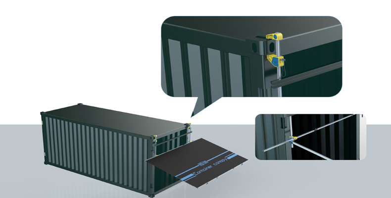 Waterproof Folding Container Awning Sunshade
