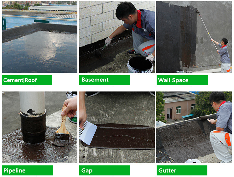 Flexible Liquid Paint Waterproof Material Water Based PU Waterproof Coating