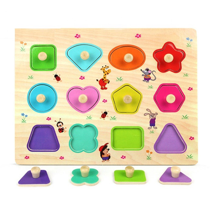 educational children toy wooden puzzle