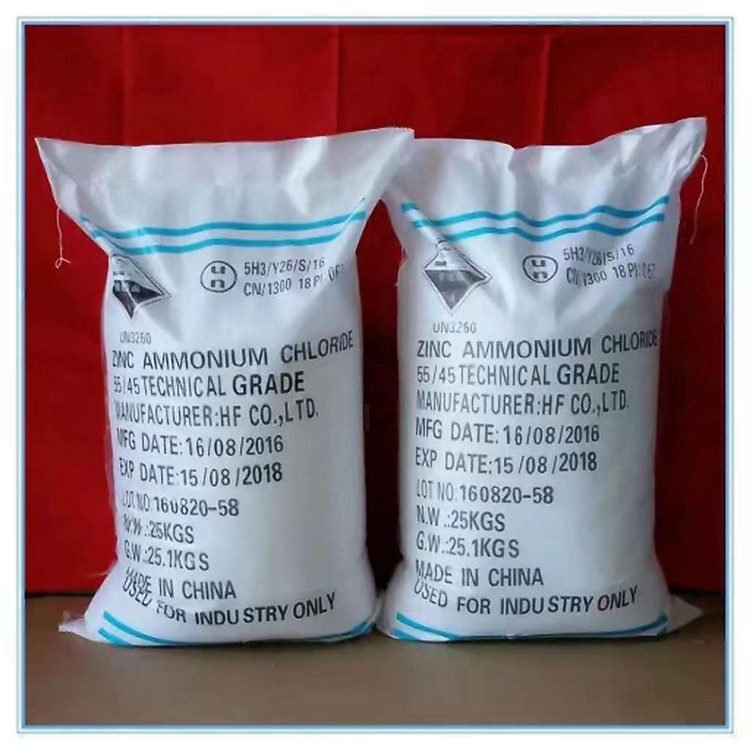 45ZINC CHLORIDE 55Ammonium Chloride