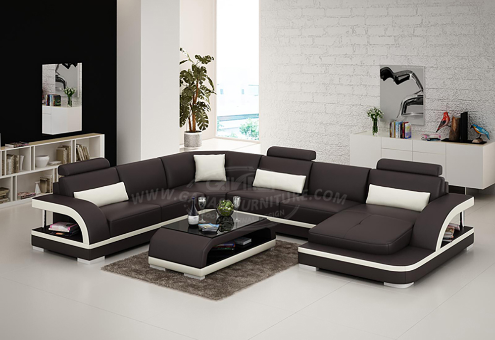 Modern House Furniture Leisure Leather Sofa with High Quality