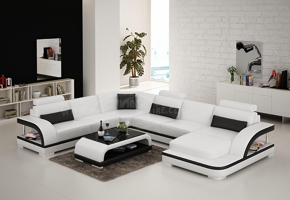 Modern House Furniture Leisure Leather Sofa with High Quality