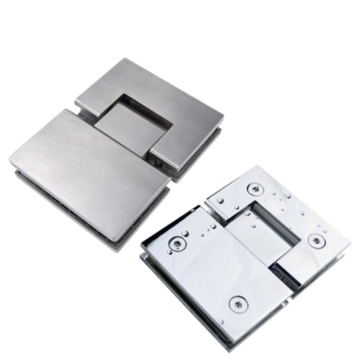 Double Side stainless steel 180 Degree glass railing clamp