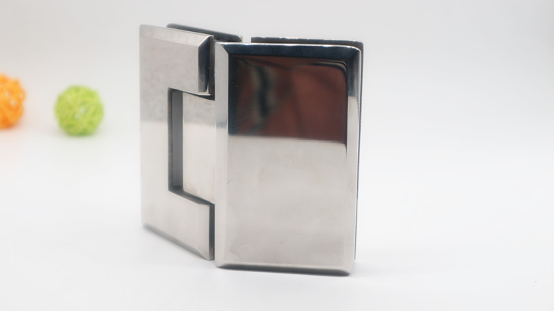 Square 135 Degree Bathroom Room Glass Door Clamp