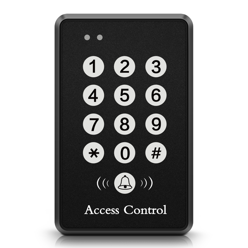 Standalone RFID Reader Access Control Keypad, Wiegand, 2000 User, Door Access, 125khz, 13.56mhz, Proximity Card Reader