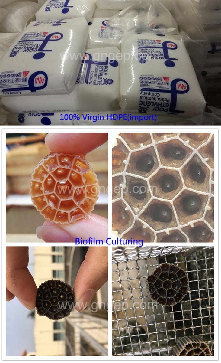 Aquaculture water treatment K1 K3 K5 mbbr bio filter media